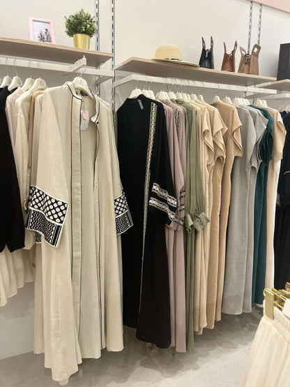 Artical Front Open Pippin Abaya - Abaya For Girls - Abaya For Girls New Design - Burka For Girls - Pipin Abaya