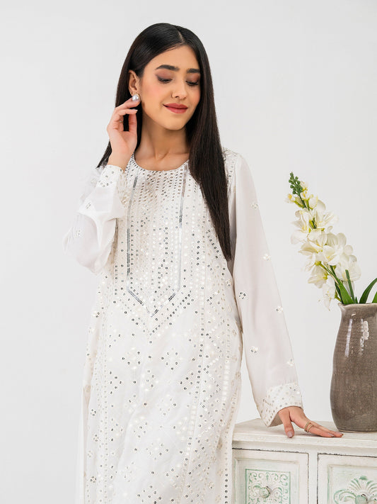 Georgette Shirt-Embroidered (Pret)