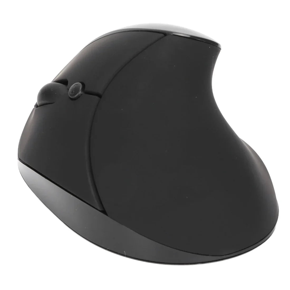 Left Hand Vertical Mouse 2.4G Wireless Vertical Ergonomic Mouse Rechargeable Mouse with USB Adapter Adjustable DPI for PC Black