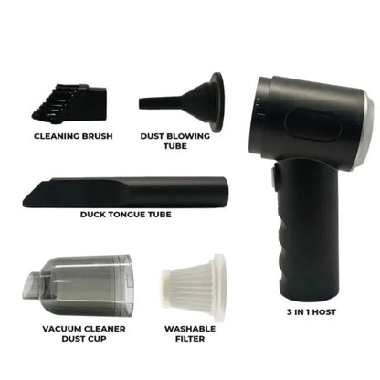 Portable 3 in 1 Vacuum Cleaner Rechargeable